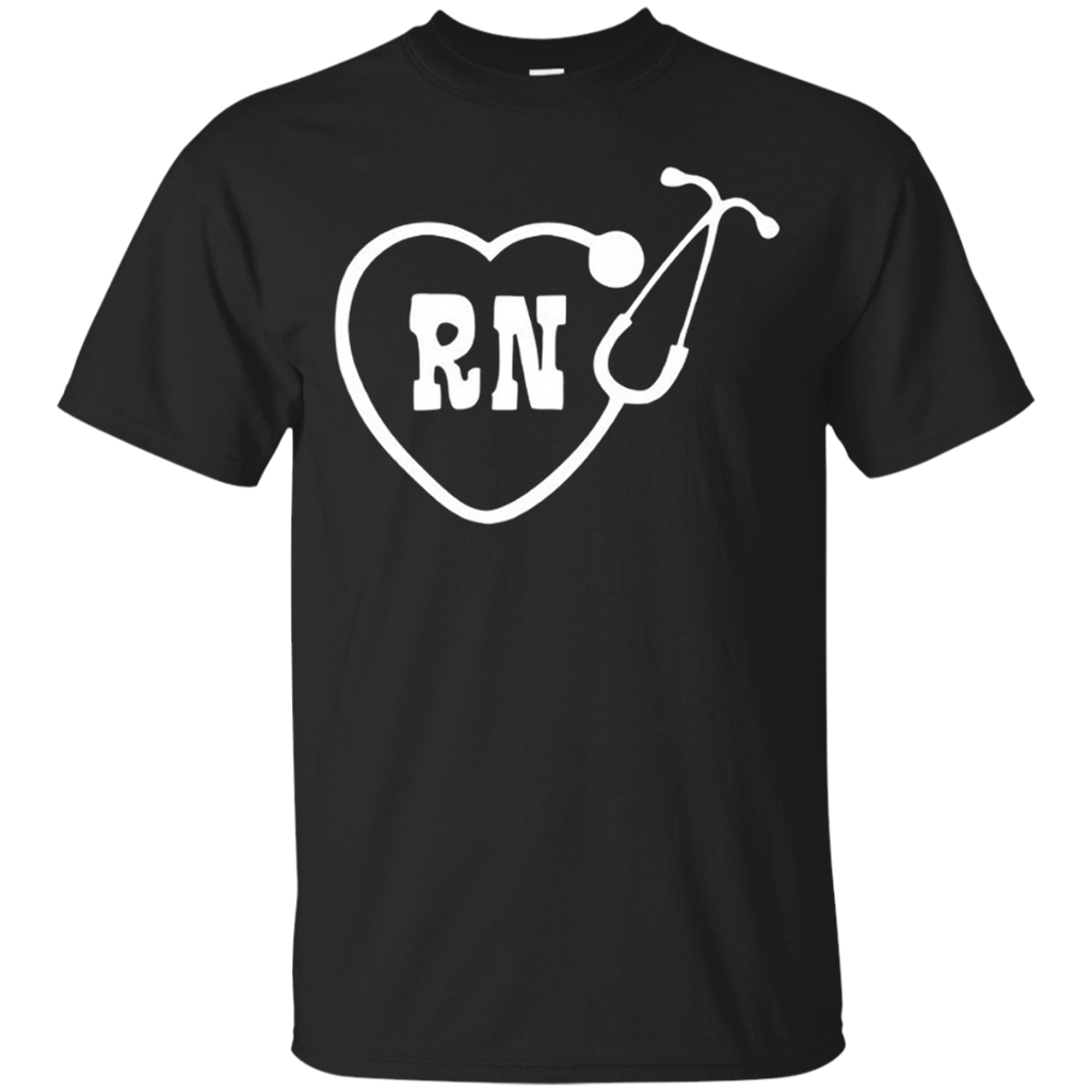 RN Nurse Logo T Shirt_Black