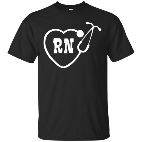 RN Nurse Logo T Shirt_Black
