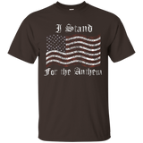 I Stand National Anthem T Shirt National Anthem I Dont Kneel_black=