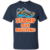 Anti Bullying Month Stomp Out Bullying Teacher Kid Shirt_black=