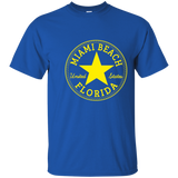 MIAMI BEACH - FLORIDA United States USA T-Shirt Relaxed Fit_Navy
