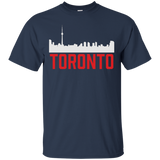 Toronto Skyline Ontario City Canada Proud Canadian T-Shirt_Black