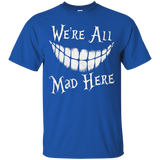 We're All Mad Here T-shirt Cat Lovers_Black