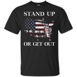 Stand Up Or Get Out American Flag Usa Lady Liberty Veterans_black=