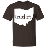 Ohio Teacher Home Pride Back to School T-Shirt_Black