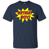 Superhero Cartoon Comic Birthday Boy T Shirt Boys Men_Black
