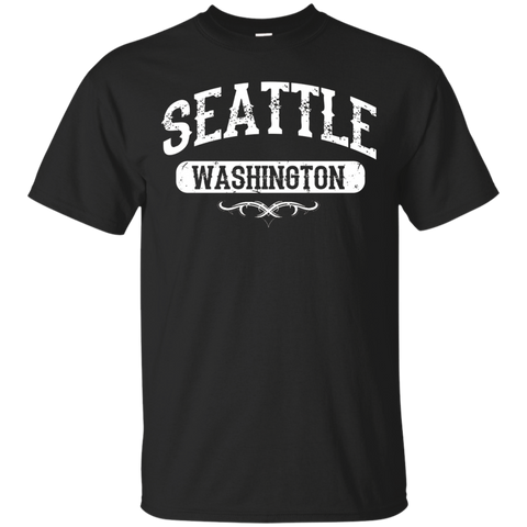 Seattle Washington T Shirt_Black