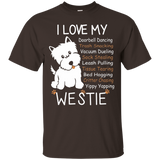 Westie T-shirt, I love my Westie_Black