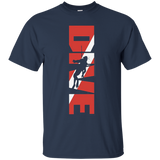 Scuba Diving T-Shirt DIVE on Dan safety with a Diver._Black