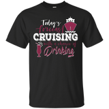 Today's Forecast Cruising with a Chance of Drinking T-Shirt_Black