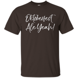 Oktoberfest Ale Yeah! Shirt Funny German Beer Drinking Tee_Navy