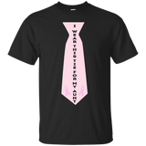 I Wear This Tie For My Aunt Breast Cancer Awareness T-shirt_black=