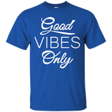 Good Vibes Only - Cute Inspiration Goal Dream Retro Tees_black