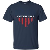 America Veteran Heart Flag T-shirt_black