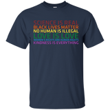 Science Is Real Black Lives Matter Tee Gift T-shirt Shirt_Black