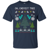 Chemist Tree Shirt Oh Chemistry Tree Ugly Christmas T-shirt_black=