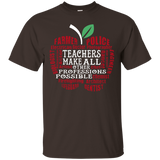 Teachers make all other Professions possible T-Shirt_Black