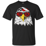 On Sale - Funny Patriotic Merica Bald Eagle Shirt_Black