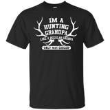 Cool Im A Hunting Grandpa T-shirt Hunting Lover Gifts_black=