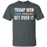 Trump Won - Get Over It - T-shirt_black=