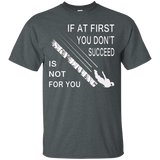 Mens If At First You Didn't Succeed Skydiving T Shirts_black=