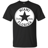 MIAMI Florida United States USA T-Shirt Relaxed Fit Tee_Black