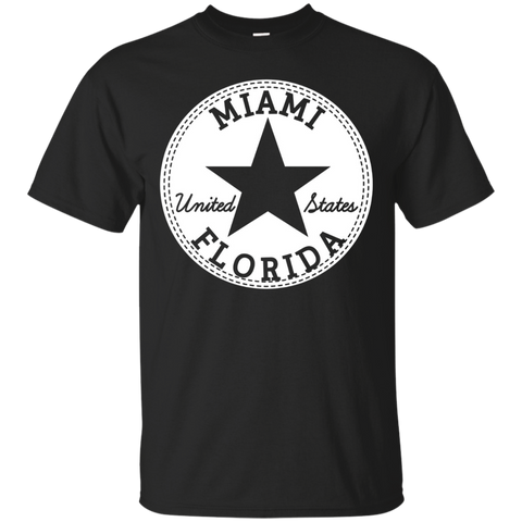 MIAMI Florida United States USA T-Shirt Relaxed Fit Tee_Black