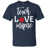 Teach Love Inspire Apple Funny Teacher Day Gift_black=