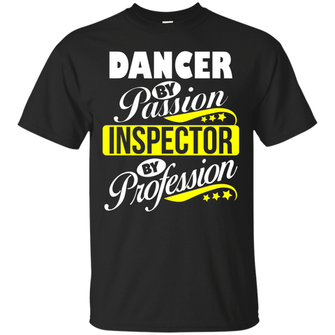 Dancer By Passion Inspector By Profession T Shirt_black