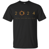 Total Solar Eclipse 2024 T-Shirt_Black