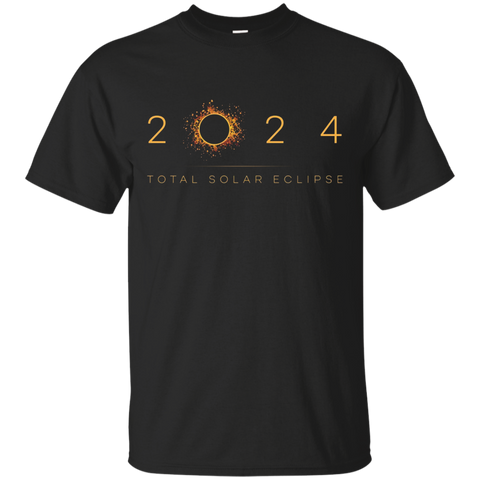 Total Solar Eclipse 2024 T-Shirt_Black