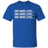 One More Level Gamer T-Shirt Funny Gaming Geek Tee_Black