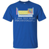 Periodic Table Shirt - I Wear This Shirt Periodically_Black