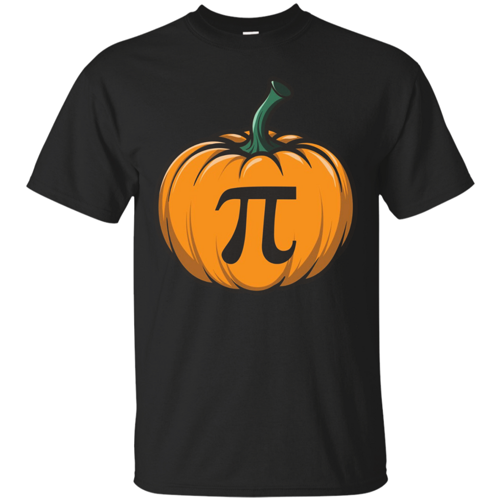 Pumpkin Pie T-shirt Math Pie Teacher Funny Pumpkin Tee_Black