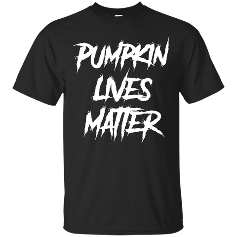 Pumpkin Lives Matter Happy Halloween Tshirt_Black