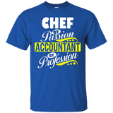 Chef By Passion Accountant By Profession T Shirt_black