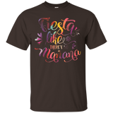 Fiesta Like There's No Manana Salsa Bachata Dance T-shirt_black=