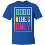 Good Vibes Only T-shirt Positive Inspirational Saying_black=