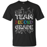 Team Second Grade T Shirt - Student Teacher Back To School_Black