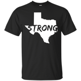 Texas Strong T Shirt - Brush Version_Black