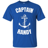 Captain Randy T-shirt Personalized Boat Captain Shirt_black=