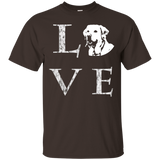 I Love My Labrador T-shirt Retriever Lover Tee_black=