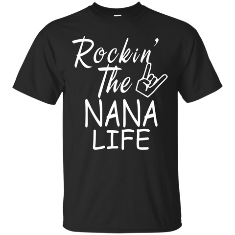 rockin the nana life shirt_Black