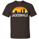 Jacksonville Florida Sunset Skyline Silhouette