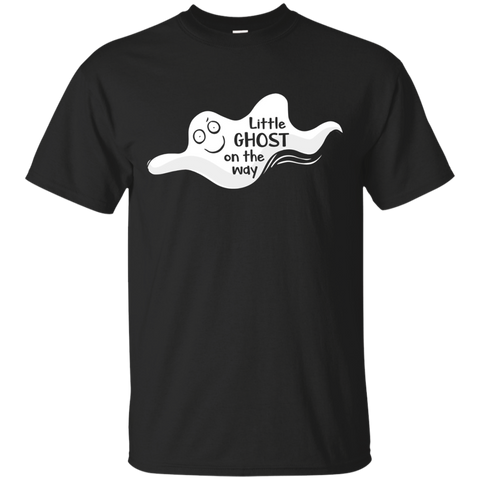 Little Ghost On The Way T-shirt Ghost Baby Lover_black=