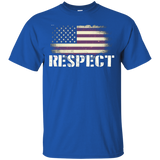 I Dont Kneel For The National Anthem Tshirt, Design On Back_black=