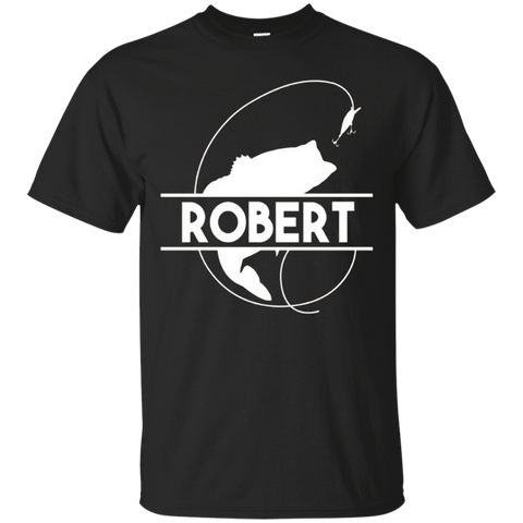 Robert Fishing Name Pocket T-shirt First Name Monogram_black=