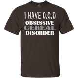 OCD Obsessive CEREAL Disorder T-Shirt_Black