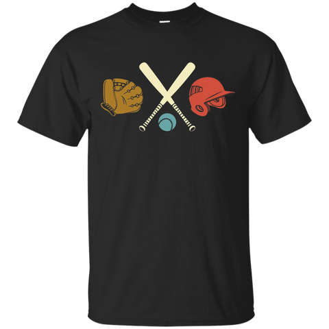 Retro Vintage Classic Baseball T-Shirt - Vintage Retro Shirt_Black