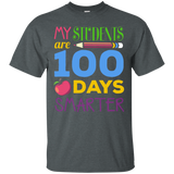 MY STUDENTS ARE 100 DAYS SMARTER T-SHIRT_Black